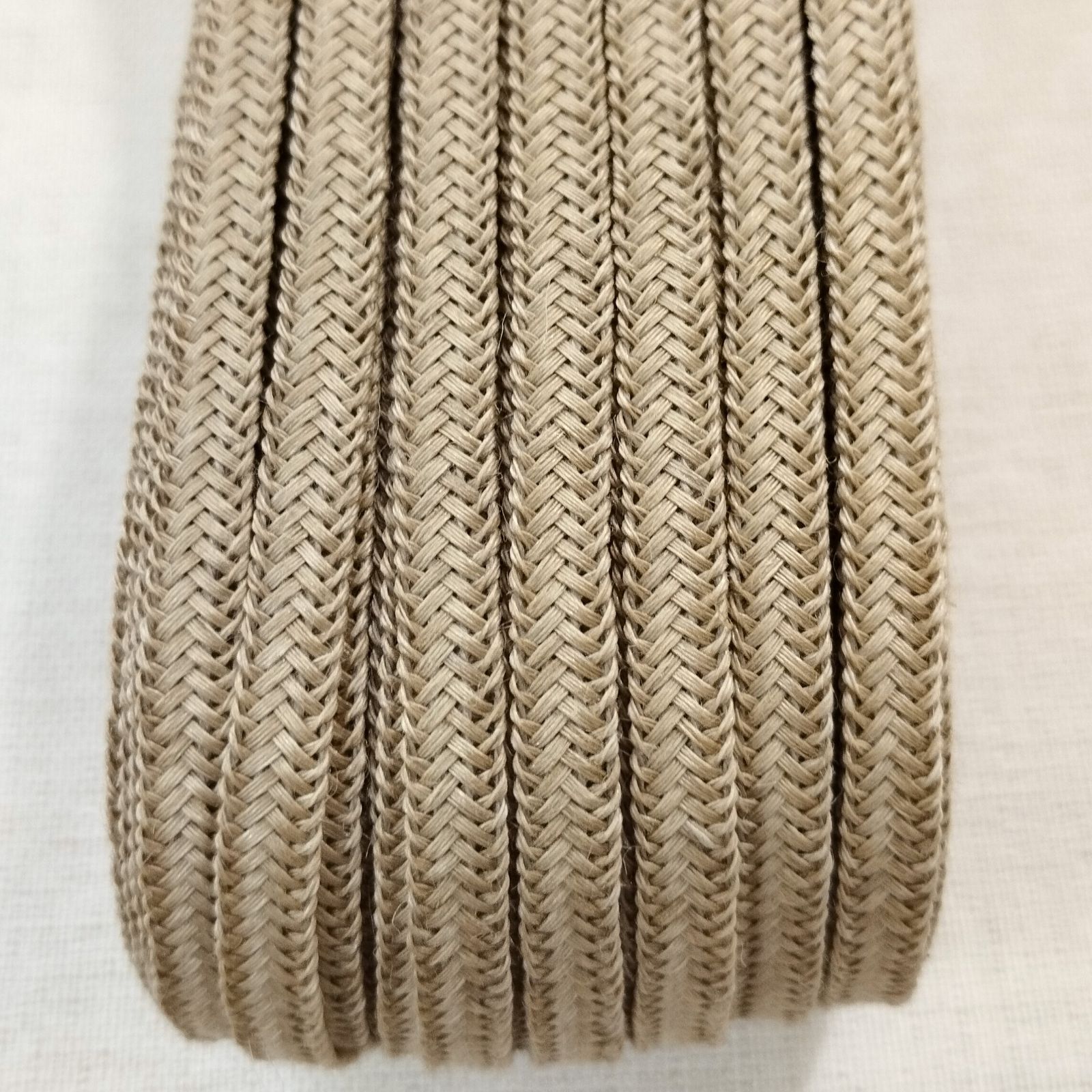 〇ラミー麻ブレード 130M 幅5mm モカ 夏帽子 麦わら ブレード素材