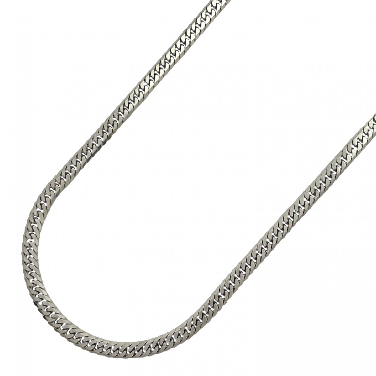 5khe011】喜平 ネックレス Pt850 プラチナ 6面 ダブル 50.2cm 20.3g  