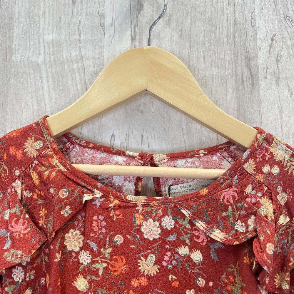 キッズワンピース 4-5y  シャネルトートバッグセット ap2084-10 ZARA Girls ザラ ガールズ KIDSキッズ ワンピース 150