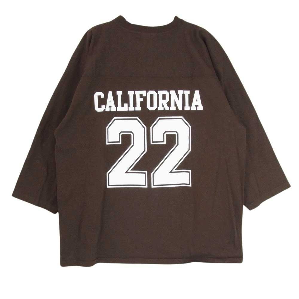 STANDARD CALIFORNIA ヘビーウエイトフットボールロゴTee スタンダードカリフォルニア] SD Heavyweight Football Logo T