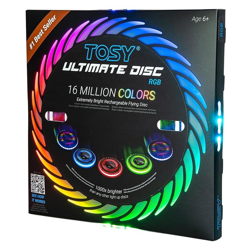 TOSY (トシー) 36個と360個のLED フライングディスク - 非常に