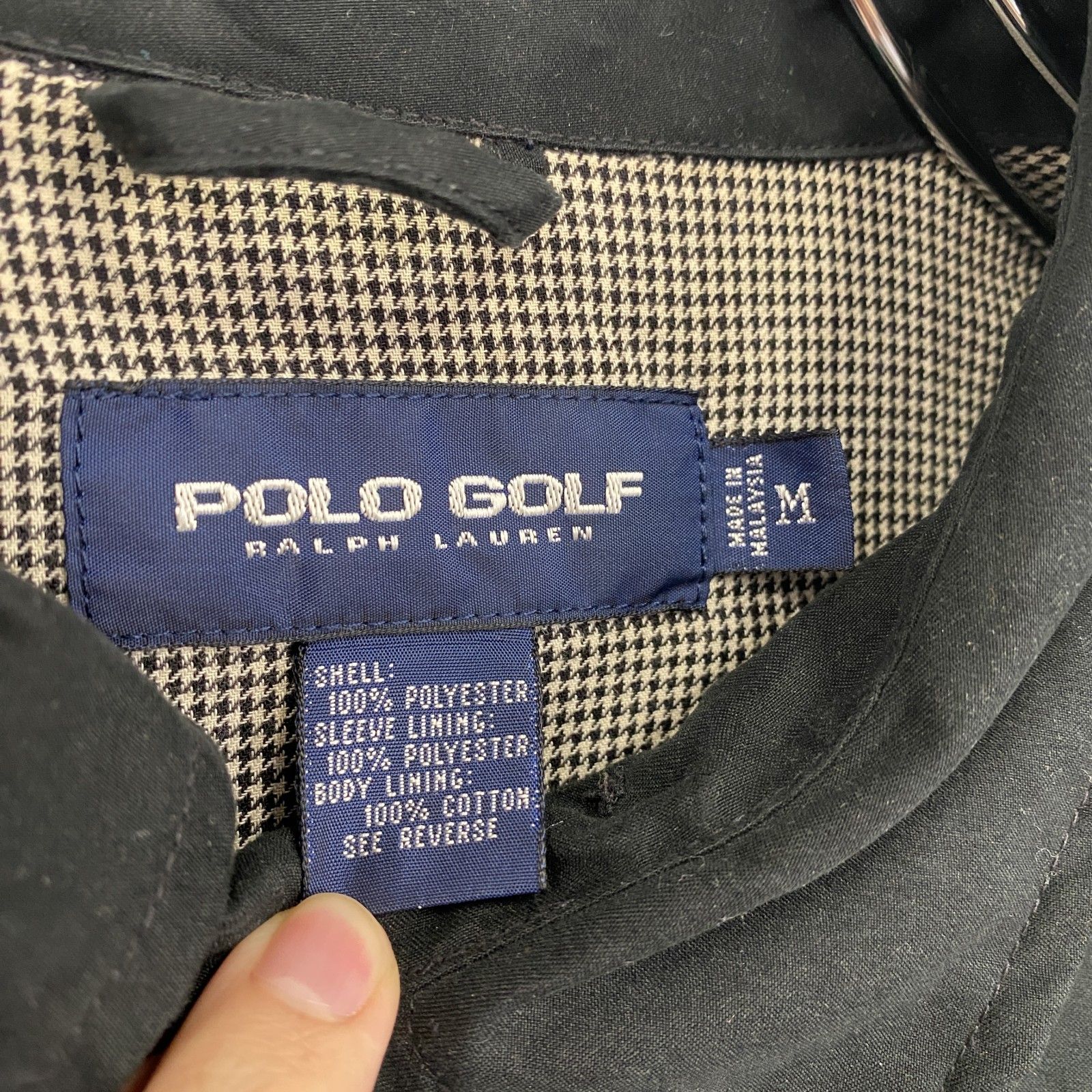 90s polo golf ポロゴルフ スイングトップ ブラック 古着 used 90s POLO GOLF ポロゴルフ ラルフローレン ブルゾン