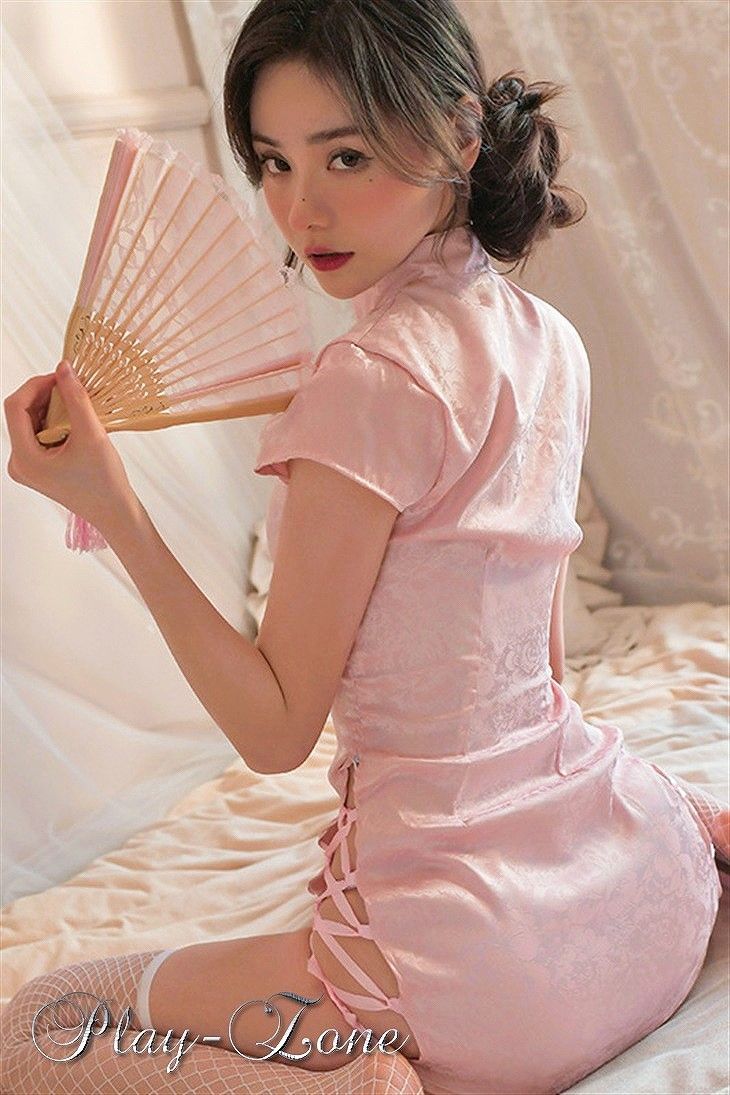 バンテージ ボディコン ドレス ピンク セクシー レディース チャイナドレス コスプレ セクシー コスチューム チャイナ