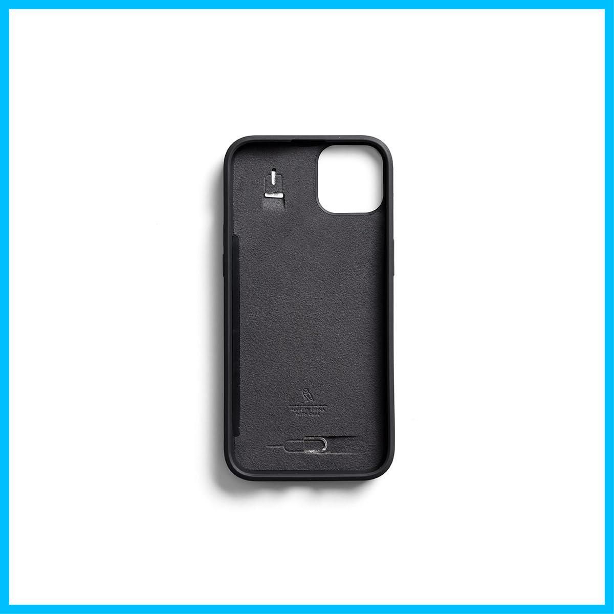 人気商品 Case Phone 3 Card iPhone 15 Plus用 Bellroy レザーのiPhoneケース スマホウォレット - Black