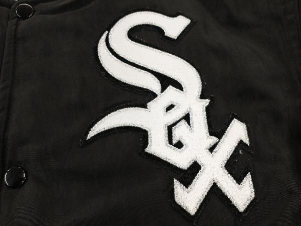 WHITE SOX 刺繍　ホワイトソックス スタジャン　L neweditionhiphop_jk504