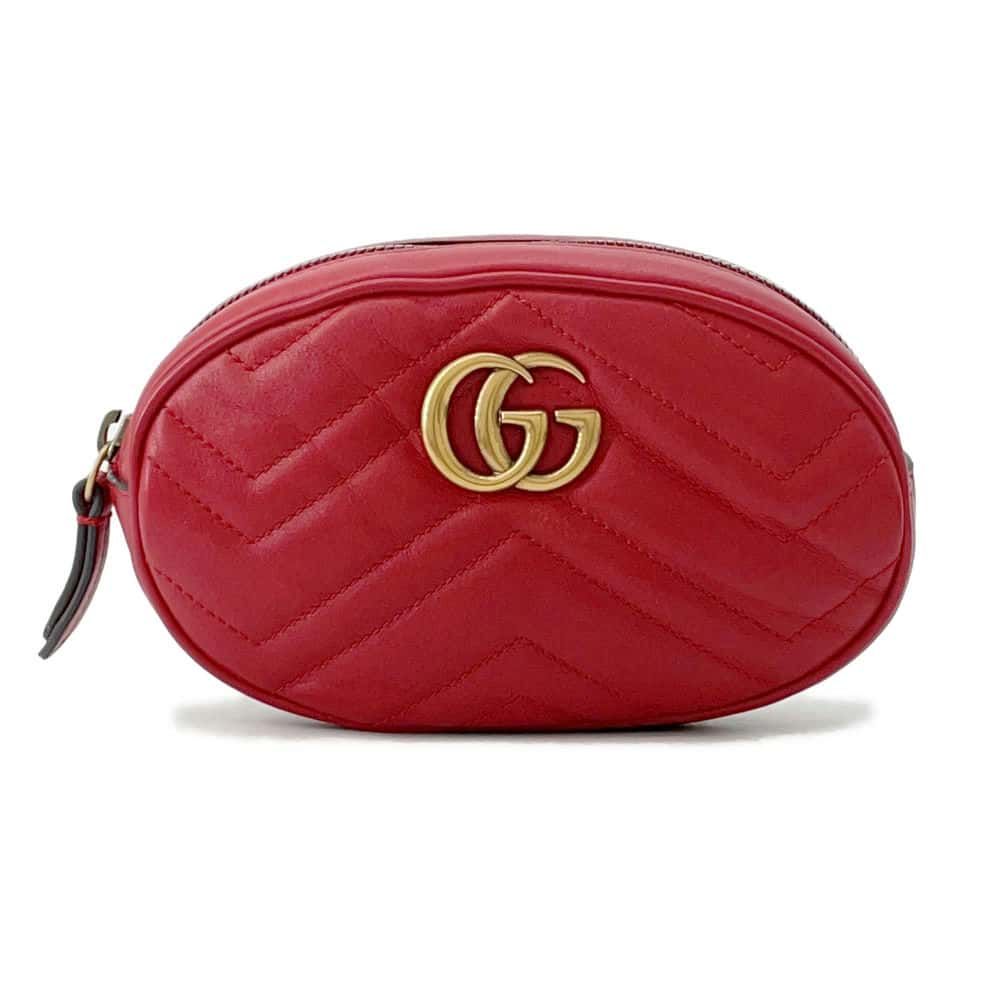 グッチ ボディバッグ GGマーモント レザー ベルトバッグ サイズ85 476434 GUCCI バッグ ウエストバッグ