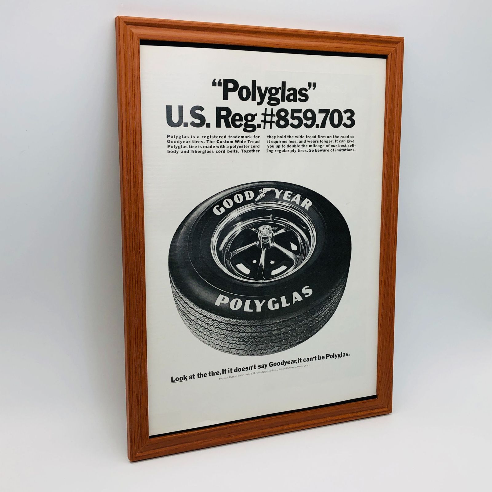 ビンテージ 広告 ポスター 『 グッドイヤー タイヤ ( Goodyear