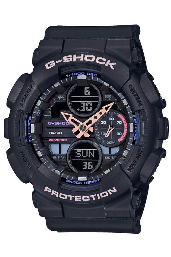 WJ15 G-SHOCK ジーショック 腕時計 レディース ミッドサイズモデル GMA-S140-1AJR ブラック