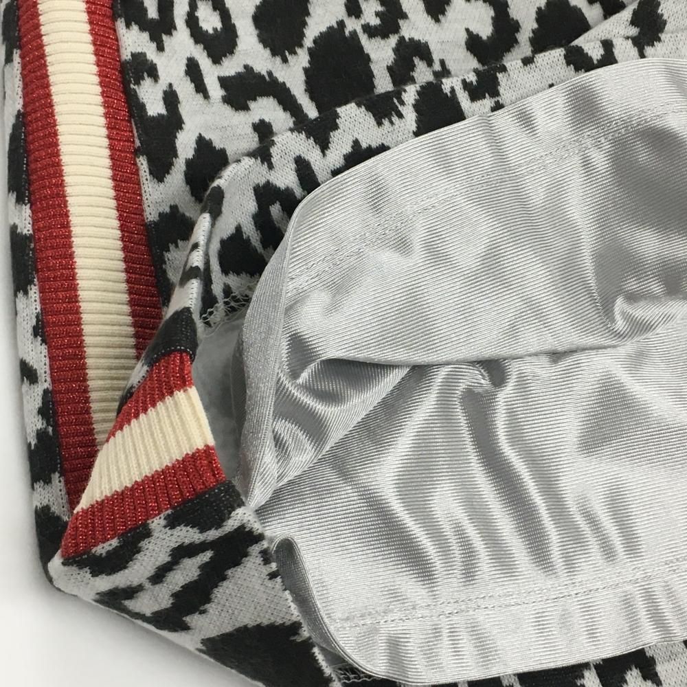 人気アイテム安い通販。 アルチビオ スカート 黒×白×レッド レオパード柄 裏地付 レディース 38 M ゴルフウェア archivio プレゼント