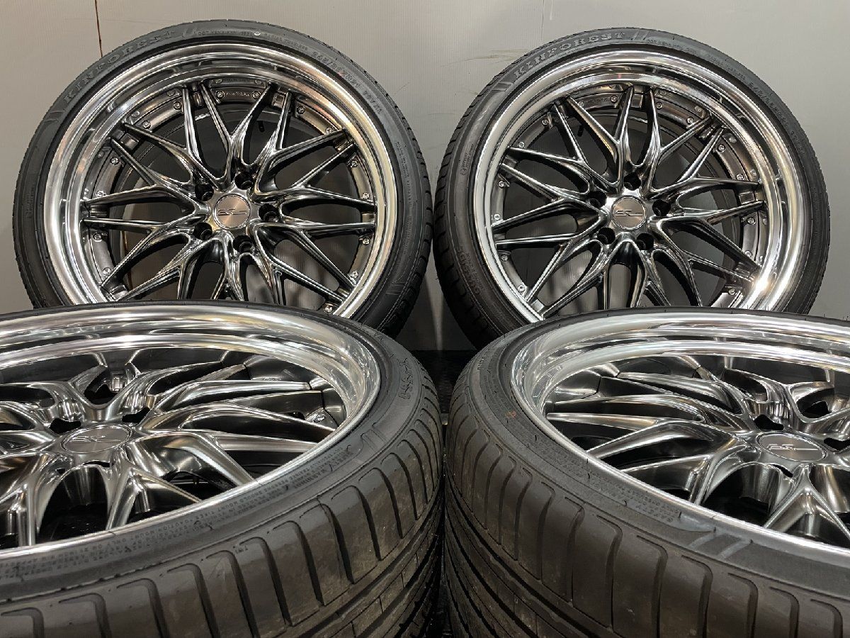 KINFOREST 285 30ZR21 245 35ZR21 夏タイヤ WORK シュバート クヴェル 21インチ 9J 10J5HPCD120 20 33 Sリム レクサスLS MTO497MY