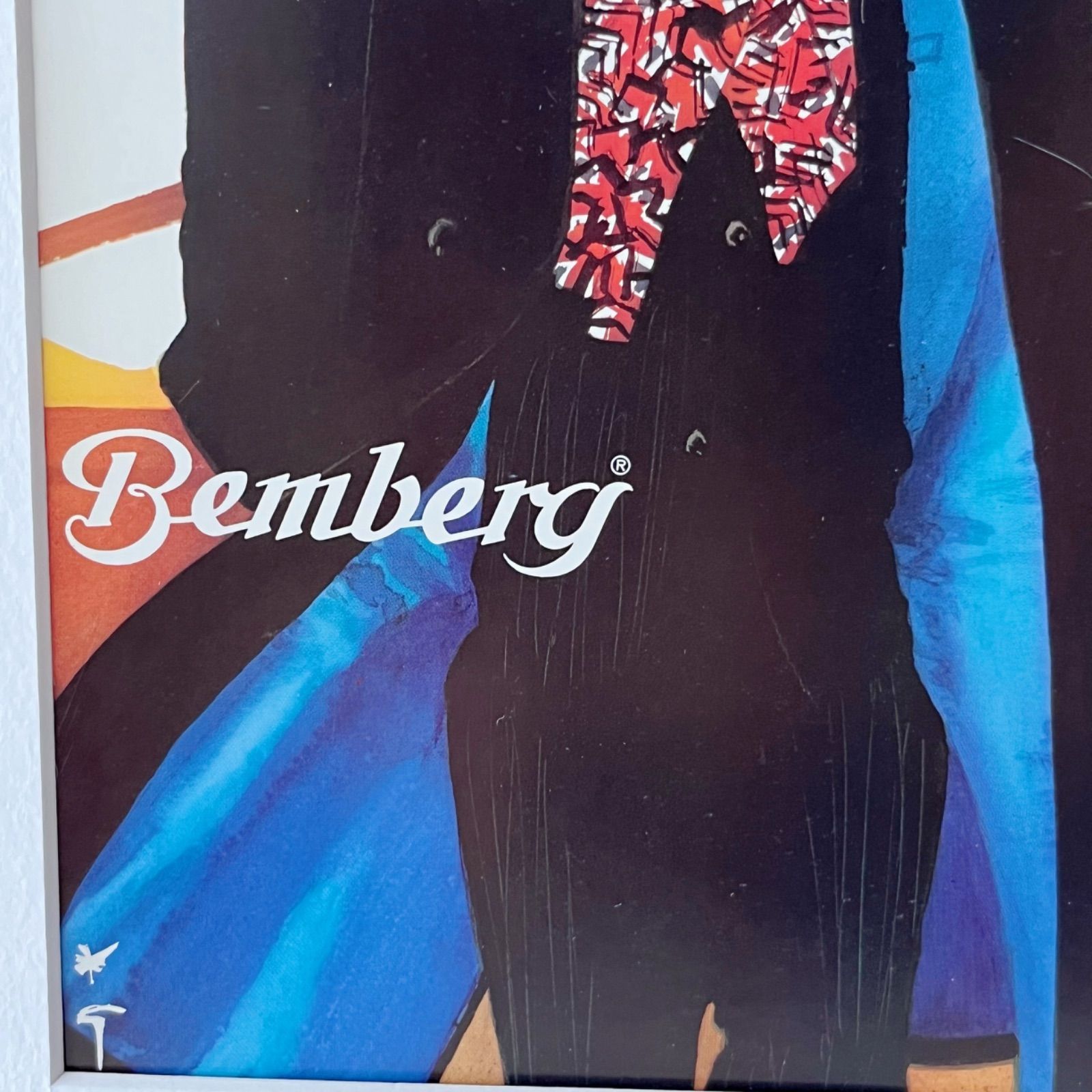 1980s 広告＞Bemberg Rene Gruau ルネ・グリュオ ポスター