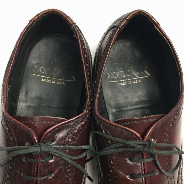 60s-70s?Vintage/希少白タグ赤文字☆BOSTONIAN ボストニアン 