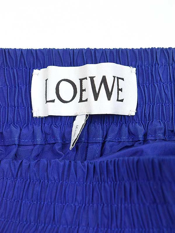 LOEWE ロエベ シルク クロップドワイドトラックパンツ-