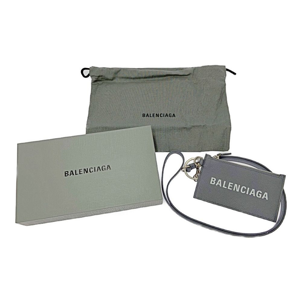 中古】【箱付き】 BALENCIAGA バレンシアガ レザー ネックストラップ