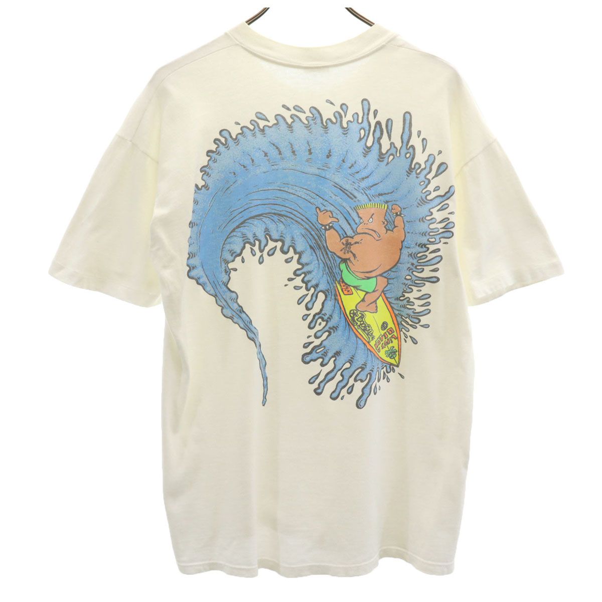 STEDMAN ステッドマン 90s オールド USA製 LIFE’S A BEACH バックプリント 半袖 サーフプリント Tシャツ L シングルステッチ メンズ STEDMAN ステッドマン 90s オールド USA製 LIFE'S A BEACH バック