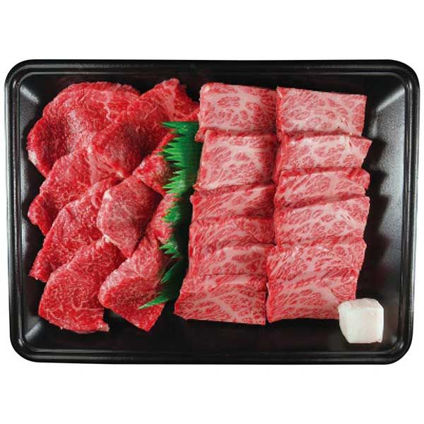 萬野屋 萬野和牛 焼肉用ロースモモ 約600g RSMY60-MAN