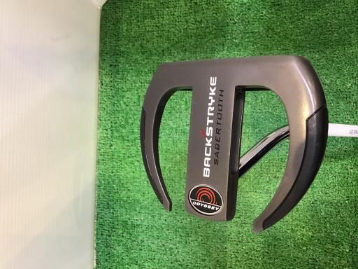 オデッセイ BACK STRYKE Sabertooth 32インチ パター PT スチール フレックスその他 メンズ 男性用 右利き 右用 Cランク ゴルフクラブ
