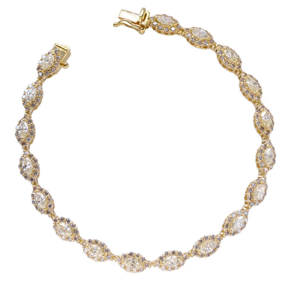 K18WG ダイヤモンドブレスレット セール