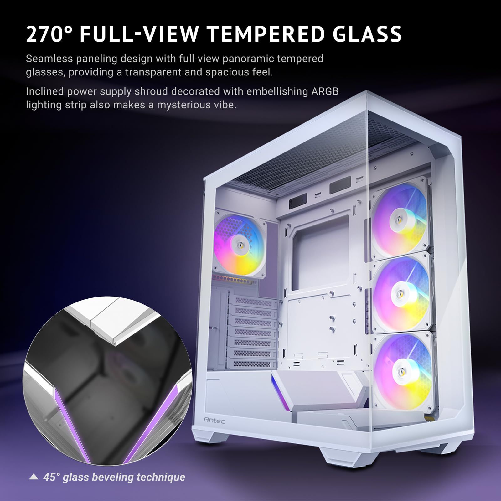 Antec Constellation C3 ARGB WHITE