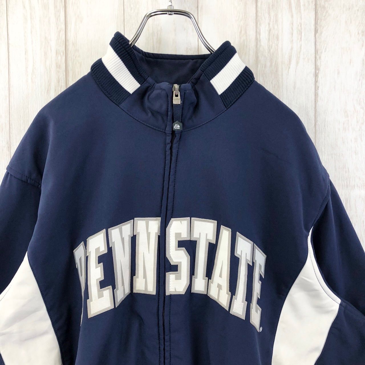 Majestic マジェスティック PENN STATE ペンシルベニア大学 トラックジャケット ブルゾン
