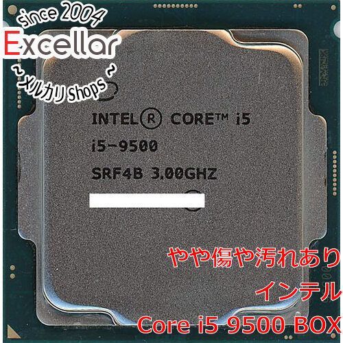 Core i5 9500　3.0GHz 9M LGA1151 65W　SRF4B