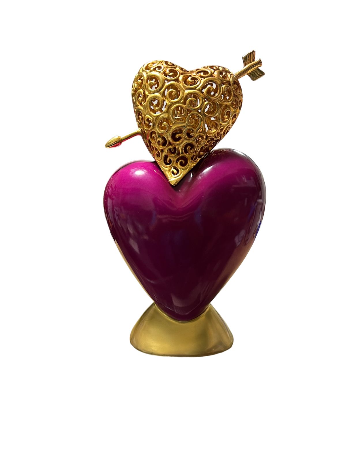 【新品未使用】ランプベルジェ　ダブルハート ランプベルジェ♪ダブルハート