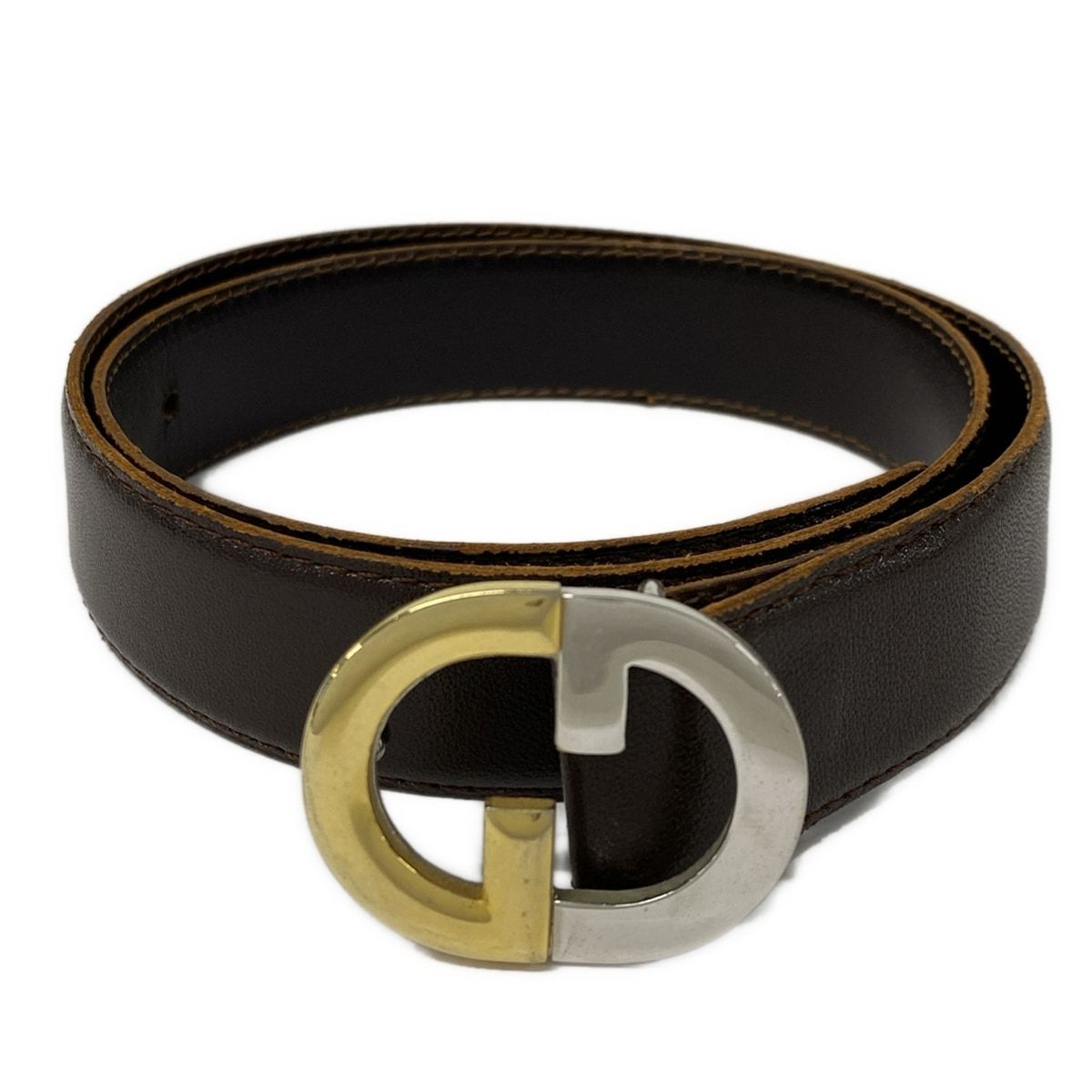 GUCCI グッチ ベルト GGバックル ゴールド ブラック革 ユニセックス GUCCI グッチ ベルト GGバックル ゴールド ブラック革 ユニセックス
