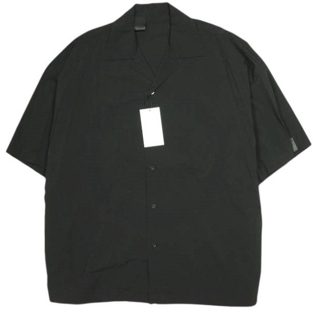 N.HOOLYWOOD エヌハリウッド ミスターハリウッド コンパイルライン 25SS HALF SLEEVE BIG SHIRT ハーフスリーブビッグシャツ 2251-SH55-005 peg 40 BLACK 開襟 オープン 定価38 500円