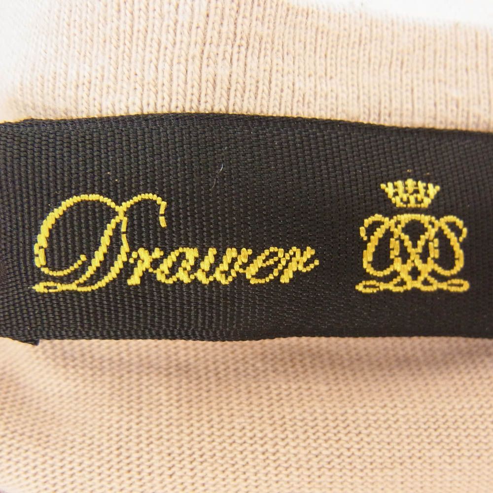 Drawer - Drawer ドゥロワー 6517-299-0636 フレンチ ノースリーブ ロゴ カットソー ベージュ系 サイズ表記無【中古】 Drawer ドゥロワー 6517-299-0636 フレンチ ノースリーブ ロゴ
