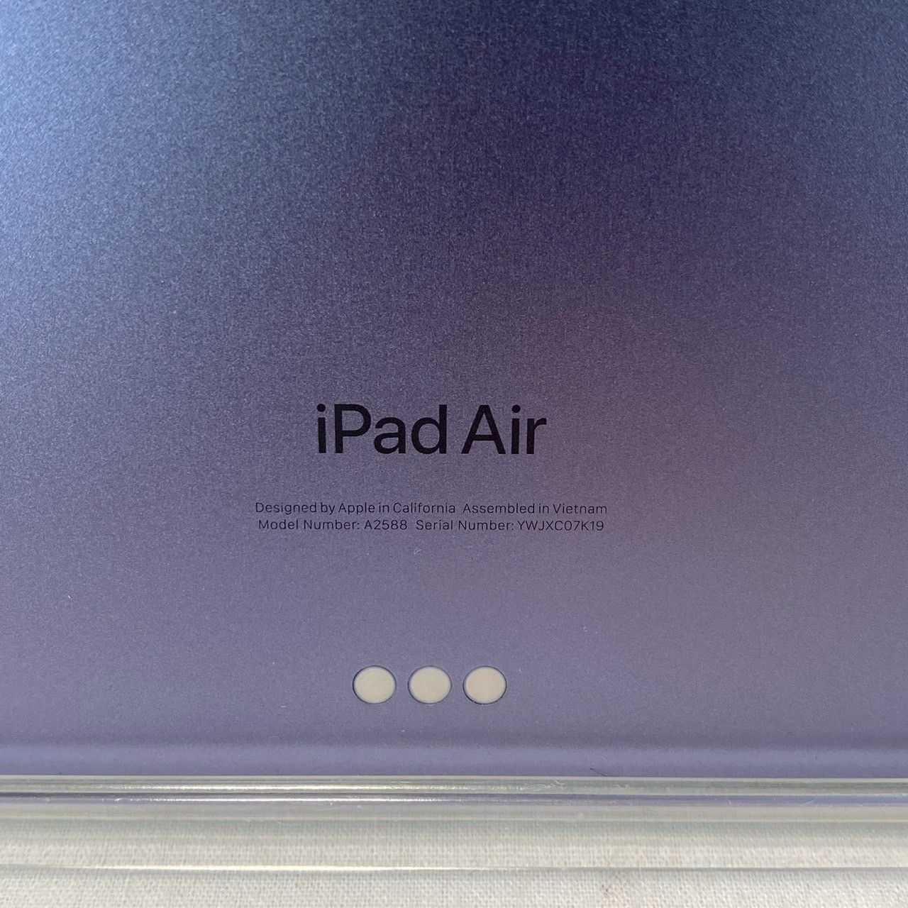 iPadAir 第5世代 パープル 64GB wifiモデル iPad Air 64GB purple 64gb