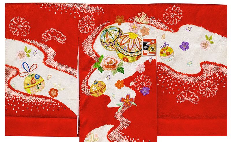 記念感謝祭正絹特撰京友禅伝統オケ絞り工芸本絞りと多