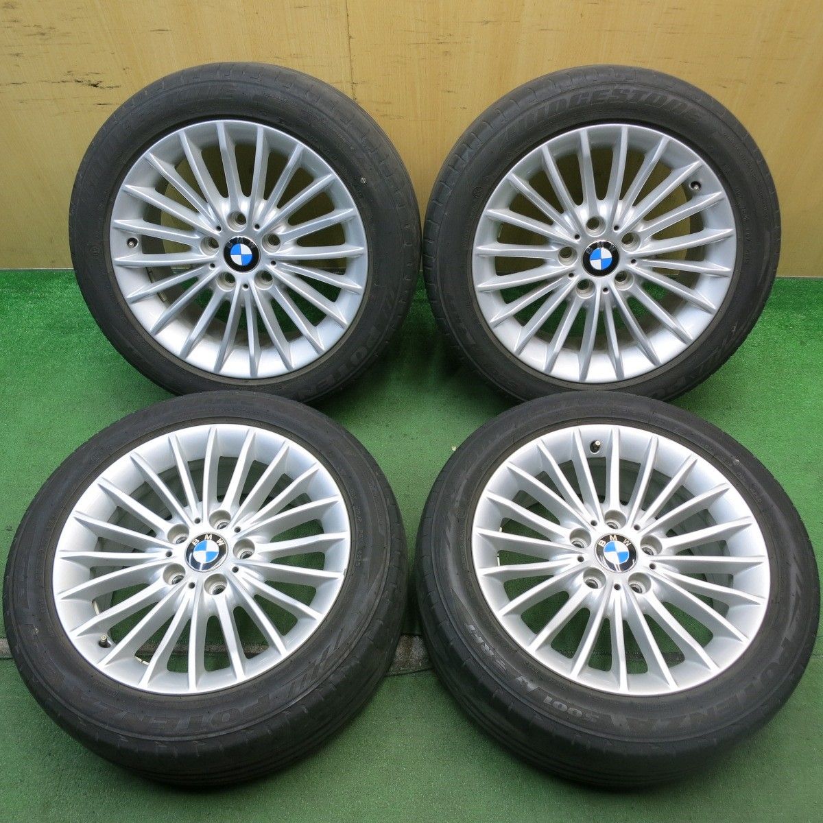 4本価格 BMW 3シリーズ F30 F31 純正 225|50R17 ブリヂストン ポテンザ S001 17インチ PCD120|5H 5072604HAノ