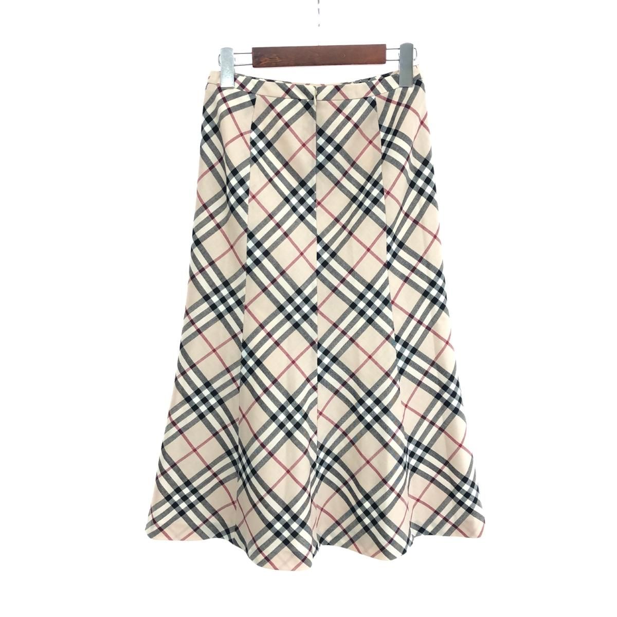Burberry ロングスカート ノバチェック バーバリー 定番アイテム