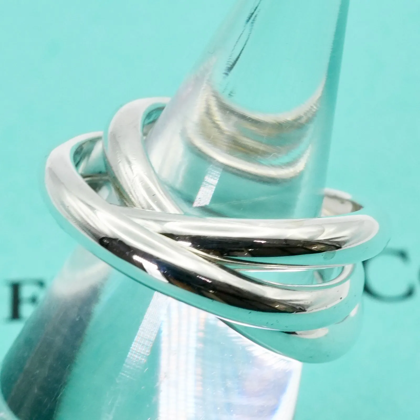 Tiffany ティファニー3連リング 極美品 オールドティファニー