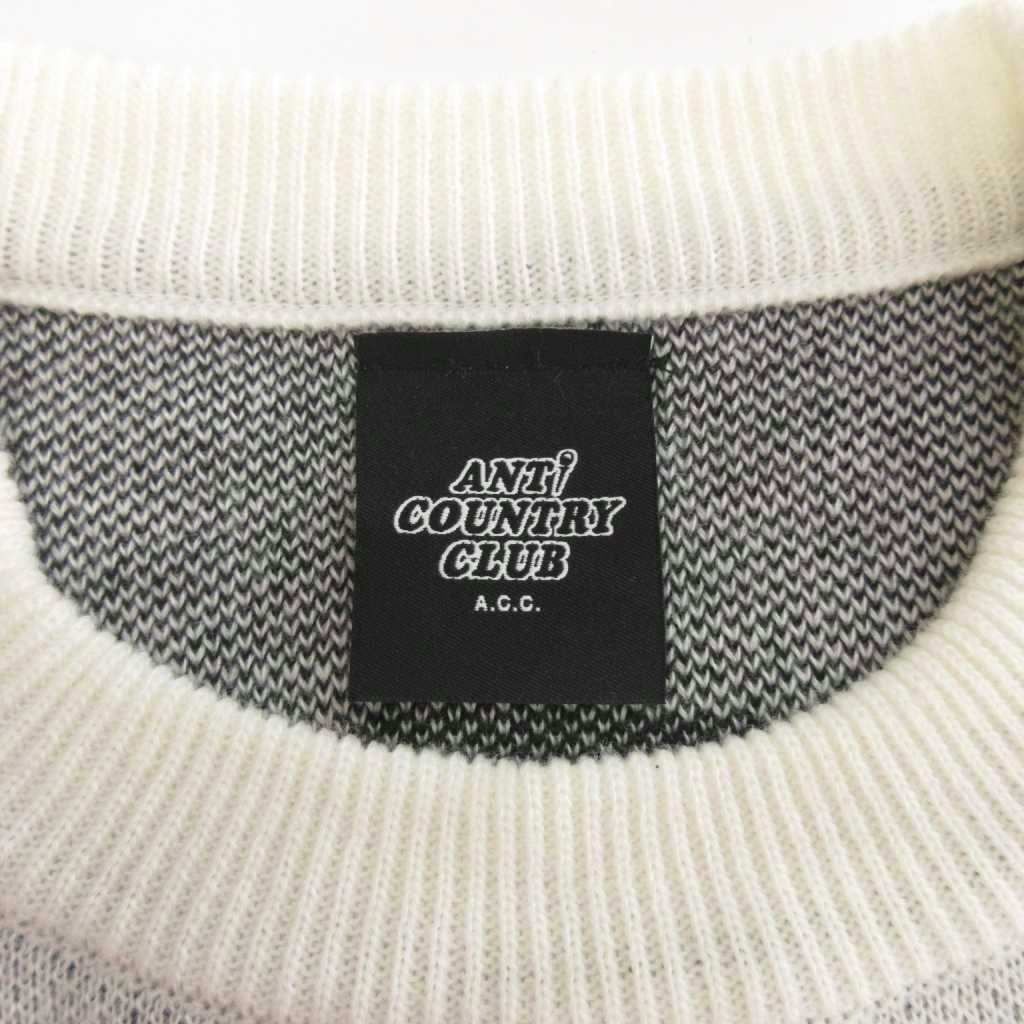 ANTi COUNTRY CLUB ニット L アンチカントリークラブ ANTi country club ロゴ ニット