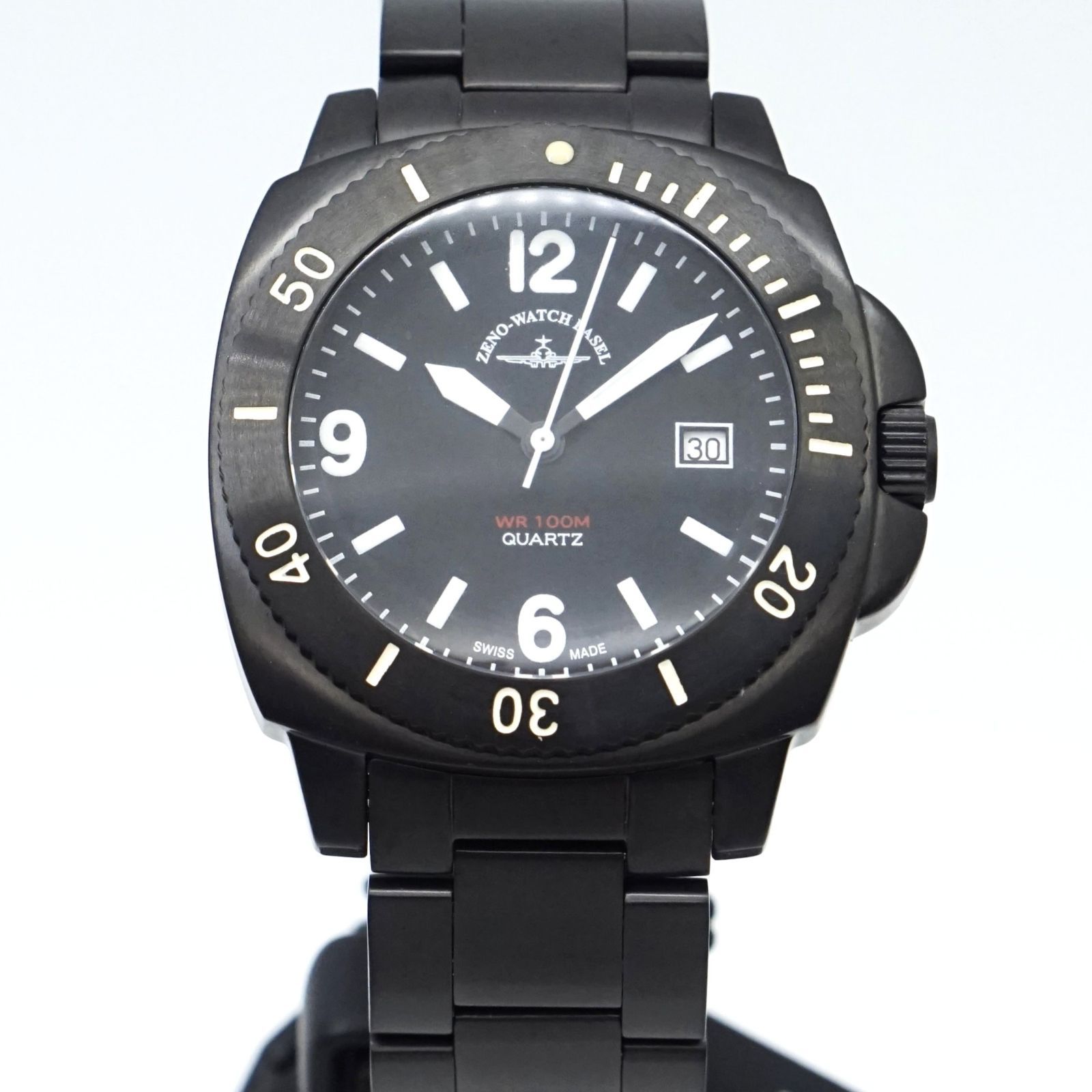 ZENO-WATCH BASEL ゼノウォッチ 440Q BK-M パイロットウォッチ