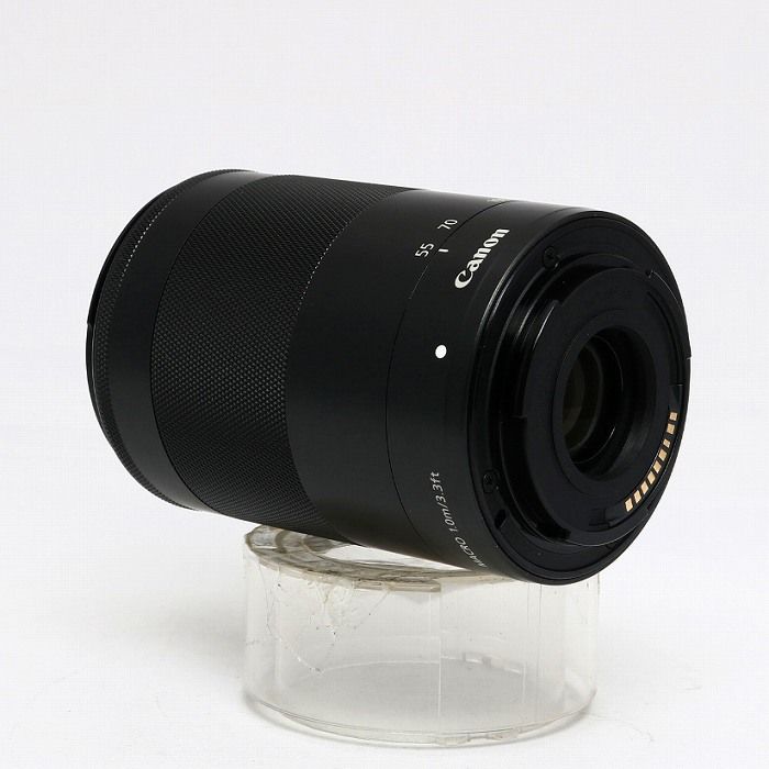 Canon - 【交渉有り】中古・美品 EF-m55-200 ブラック 中古】(キヤノン) Canon EF-M55-200/F4.5-6.3 IS STM ブラツク
