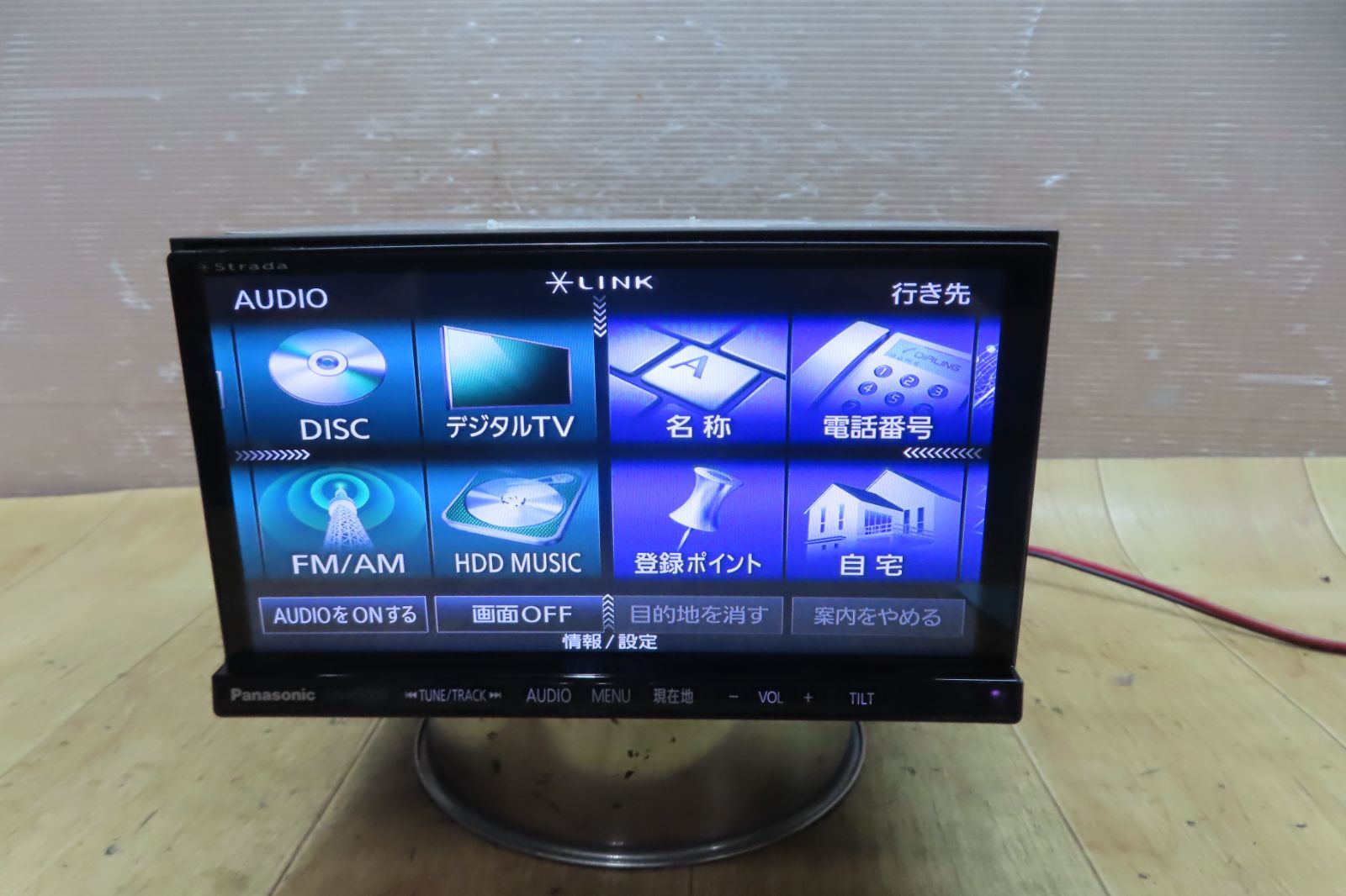 Bluetooth/地デジ]Panasonic strada HDD navi 4×4地デジOK】Panasonic