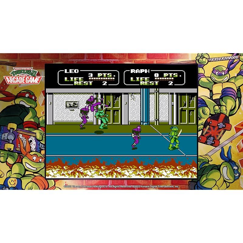 ニンジャタートルズ カワバンガコレクション スイッチ Teenage Mutant Ninja Turtles: The Cowabunga Collection for