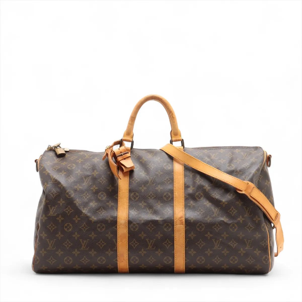 美品 ルイヴィトン モノグラム キーポル バンドリエール55 M41414 2WAY