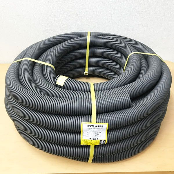 FURUKAWA/古河電気工業(古河電工) 【未使用品】プラフレキ PFS 1重構造 合成樹脂製可とう管 電線管 PF管 1.5重管 自己消火性  コンクリート 埋設いんぺい ※No.4※ PFS-54 - メルカリ