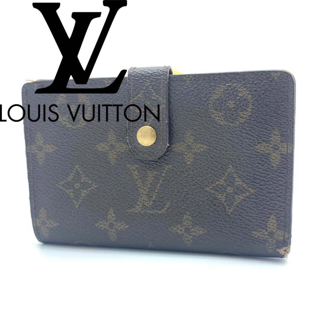 LOUIS VUITTON ポルトモネ・ビエ ヴィエノワ モノグラム PVC 二つ折り 財布 がま口 ブラウン LV ルイヴィトン - メルカリ