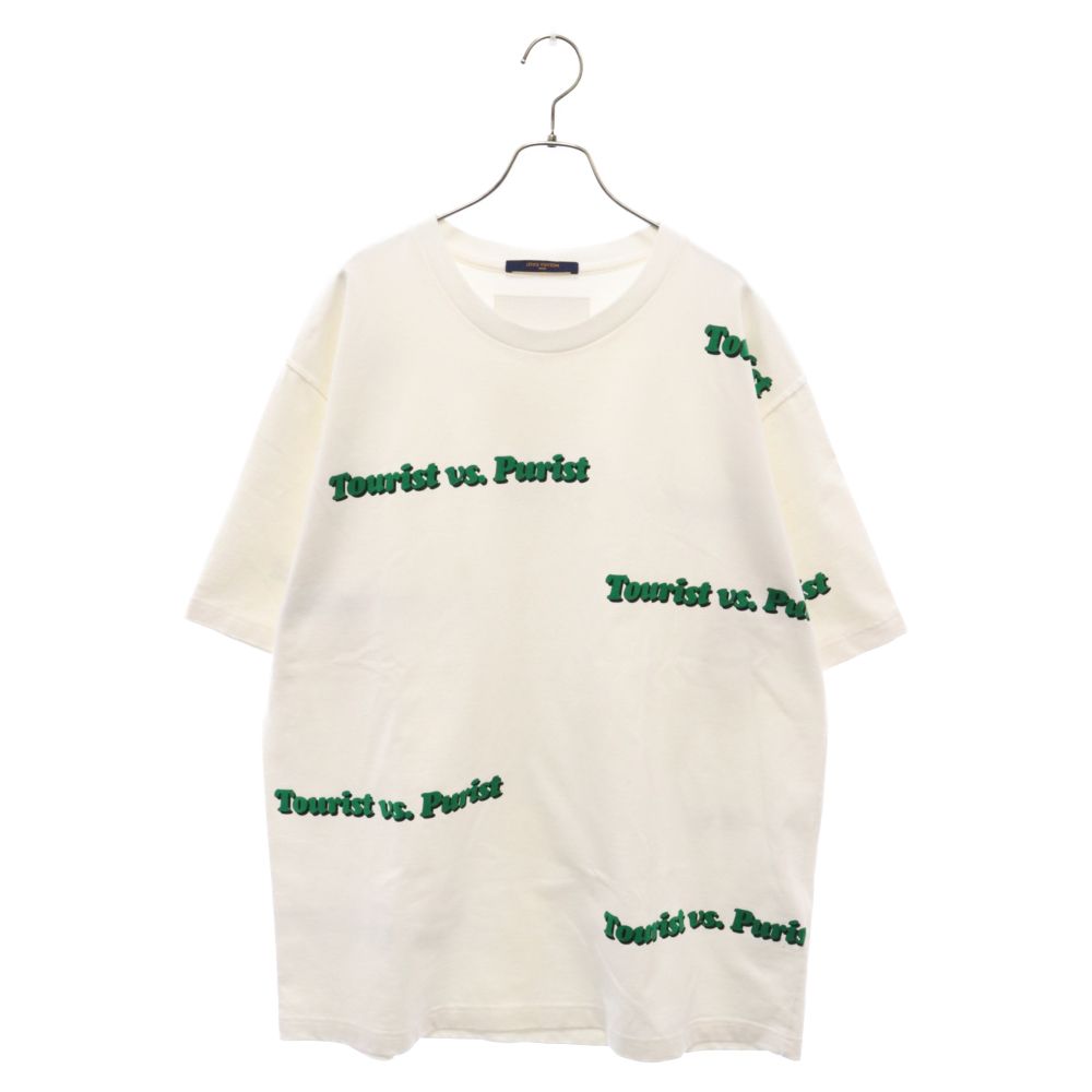 ルイヴィトン Tourist VS Purist Tシャツ size L メンズ Louis Vuitton Tourist VS Purist Printed Tee Green Men's - FW21 - US