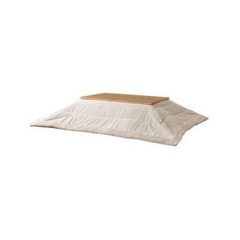 寝具 東谷 薄掛コタツ布団 230×190cm 長方形 ホワイト KK-142WH