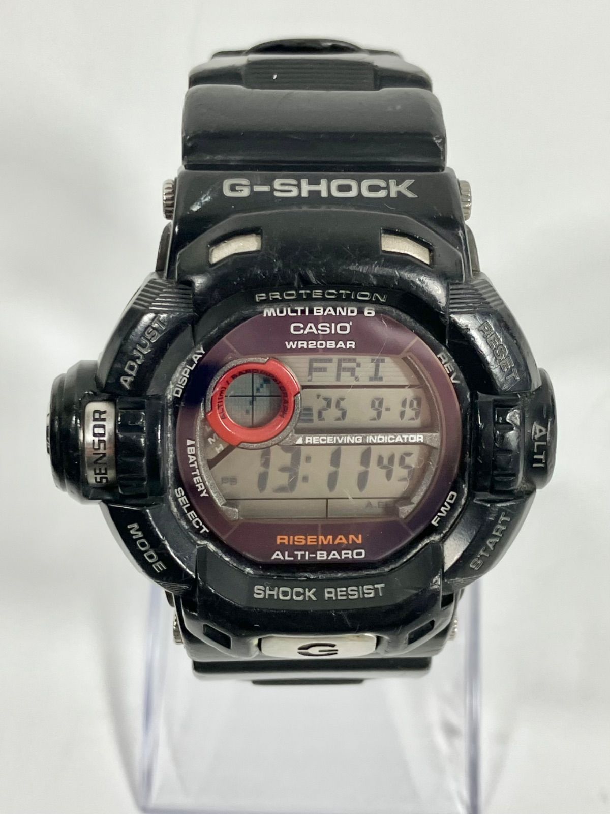 G-SHOCK RISEMAN 腕時計(デジタル) CASIO G-SHOCK GW-9200J-1JF Riseman Black Solar Digital Watch