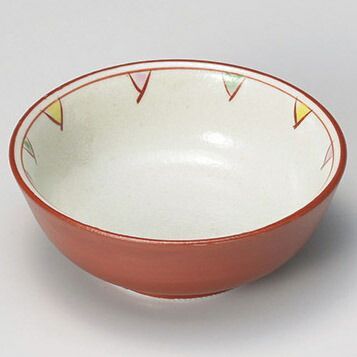 和食器まとめ 和食器 ト096-058 ディスカウント 朱巻剣十草 丸小鉢 まとめ買い10個