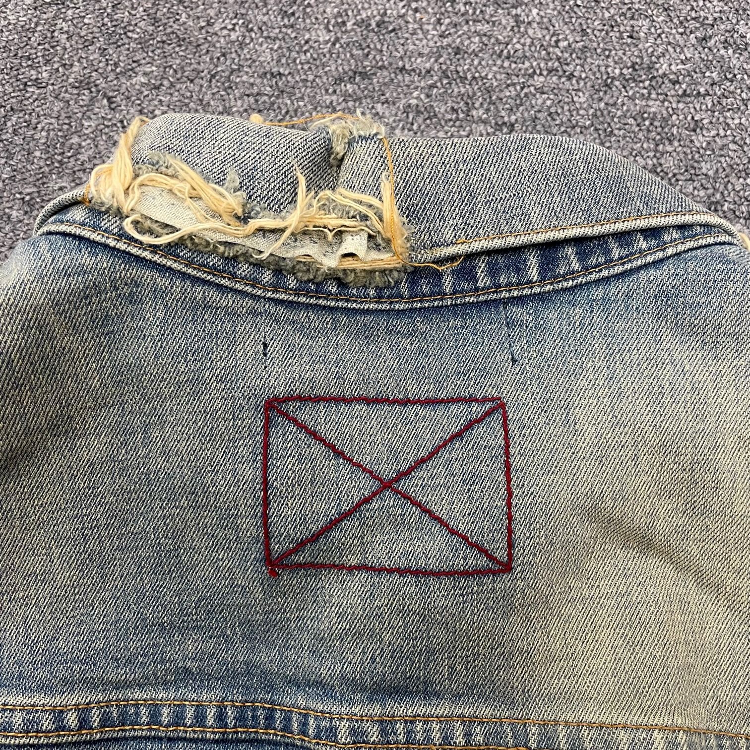定価55000円 MLVINCE type-1 denim trucker jacket タイプ1
