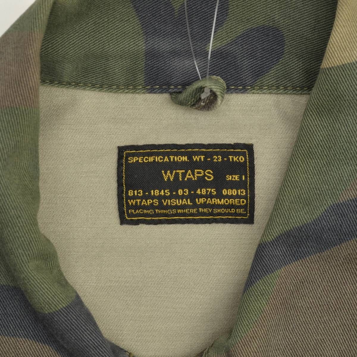LS HBT WTAPS ⁄ 02 COTTON CAMO 02⁄SHIRT. - SHIRT CHINO 0 Sleeve 
