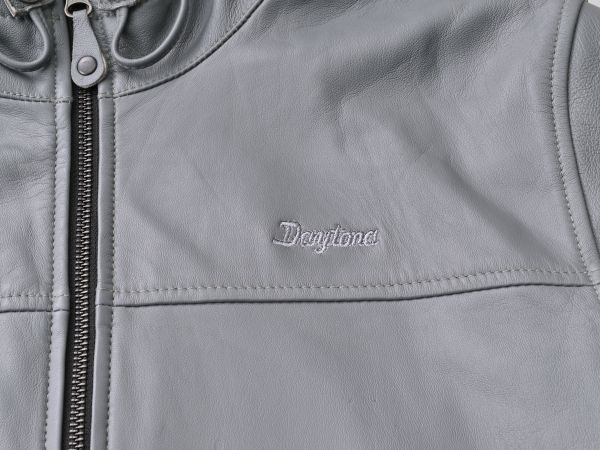 デイトナ DAYTONA DJ-020 ルーティーンレザージャケット グレー S～2XL 春|秋用 WWW_NOITHATQUANGTHANH_NET