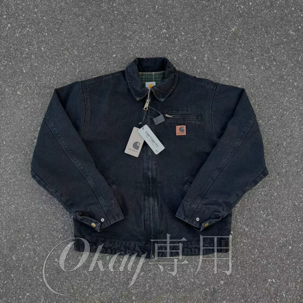 美品CARHARTT WIP J97 カーハート DETROIT JACKET デトロイト ジャケット コート ジャケット メンズ カジュアル  おしゃれ コットン グレー カーキ グリーン - メルカリ